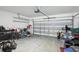 Spacious two car garage providing ample room for parking and storage of items at 11218 Sage Canyon Dr, Riverview, FL 33578