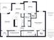 Detailed floor plan showcasing the layout of the home, including dimensions of rooms and closet space at 1810 E Palm Ave # 6104, Tampa, FL 33605