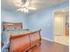 Comfortable bedroom with ensuite access to the kitchen and closet at 3217 Partridge Point Trl, Valrico, FL 33596