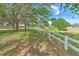 The spacious fenced yard offers plenty of room to roam and enjoy the outdoors at 3217 Partridge Point Trl, Valrico, FL 33596