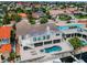 A waterfront home featuring a beautiful pool, hot tub, and a private boat dock for easy access to aquatic adventures at 3545 Seaway Dr, New Port Richey, FL 34652