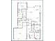 Detailed floor plan showcasing the layout, dimensions, and flow of the home's living spaces, bedrooms, and bathrooms at 3966 Tour Trce, Land O Lakes, FL 34638