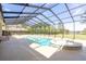 Inviting screened-in pool and spa area with ample space for relaxation and recreation at 4404 Lake In The Woods Dr, Spring Hill, FL 34607