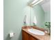 Bathroom featuring granite countertop and a stylish sink at 5704 Bratton Dr # 2, Tampa, FL 33617
