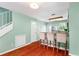 Stylish kitchen with counter seating, stainless steel appliances, and easy access to stairs at 5704 Bratton Dr # 2, Tampa, FL 33617