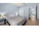 Bedroom with light walls and ceiling fan at 11009 Silver Dancer Dr, Riverview, FL 33579