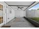 Screened patio featuring a ceiling fan and ample space at 11918 Dietz Dr # 28, Tampa, FL 33626