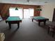 Community game room featuring two pool tables at 2716 Hidden Lake Blvd # C, Sarasota, FL 34237