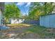 View of backyard showing fence and shed at 3101 N 15Th St, Tampa, FL 33605
