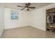 Bright bedroom with tile floors features a closet and a window to the outside at 4127 53Rd S Ave, St Petersburg, FL 33711