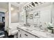 Bathroom with double sink vanity at 441 Village Dr, Tarpon Springs, FL 34689