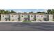 Inviting exterior showcases craftsman-style townhomes with lush landscaping, private garages, and neutral tones at 4425 Rachel Falls Dr, Tampa, FL 33610