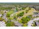 Beautiful aerial view of golf course and lush landscaping throughout this lovely community at 5020 Mill Pond Rd # 3158 & 3160, Wesley Chapel, FL 33543