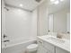 Bathroom featuring shower and bath with white subway tile at 5335 Wolf Creek Dr, Apollo Beach, FL 33572