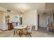 Cozy dining area that opens into the kitchen and doorway at 1888 Springbush Ln, Clearwater, FL 33763