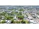 An aerial view showcases the property nestled in a vibrant neighborhood near businesses and waterfront at 2224 E 10Th Ave, Tampa, FL 33605