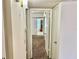 Hallway offers access to bedrooms and living areas at 2331 Finlandia Ln # 43, Clearwater, FL 33763