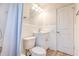 Updated bathroom features a white vanity, tiled walls, and modern fixtures at 2412 53Rd S St, Gulfport, FL 33707