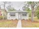 Quaint single-story home with a well-maintained lawn and mature trees offering shade at 2412 53Rd S St, Gulfport, FL 33707