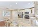 Beautiful eat-in kitchen featuring granite countertops, stainless steel appliances, and wood-look tile flooring at 2507 Royal Pines Cir # 2H, Clearwater, FL 33763