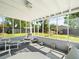 Relaxing sunroom with lots of light and great views of the backyard at 3210 Acacia St, Lutz, FL 33558