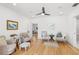 Bedroom with hardwood floors and lots of light at 346 16Th Ne Ave, St Petersburg, FL 33704