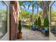 Cozy patio with comfortable outdoor seating, accessed by french doors at 346 16Th Ne Ave, St Petersburg, FL 33704