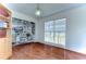Bonus room with a chandelier, large window, closet space, and wood flooring at 4010 Alexander Palm Ct # 4010, Tampa, FL 33624