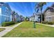 Beautifully maintained community with lush lawns and vibrant townhouse exteriors at 4010 Alexander Palm Ct # 4010, Tampa, FL 33624