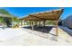 Backyard featuring a covered patio with ample space for entertaining guests at 412 River S Blvd, Nokomis, FL 34275