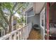 Second story deck provides scenic views and is perfect for relaxing outdoors at 506 S Willow Ave # 7, Tampa, FL 33606