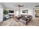 Comfortable living room with a ceiling fan, tile flooring and relaxing decor and natural light at 5101 Coquina Key Se Dr # A, St Petersburg, FL 33705