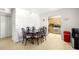 Dining area seamlessly blends into the kitchen; great for hosting gatherings and everyday living at 6100 Gulfport S Blvd # 414, Gulfport, FL 33707