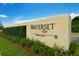 Stone sign for the Waterset community by Newland Communities at 6217 Golden Beach Dr, Apollo Beach, FL 33572