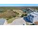 Aerial view of a waterfront property in a serene location at 8437 Indies Dr, Hudson, FL 34667