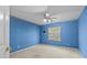 Bedroom with neutral carpet and a ceiling fan at 8746 Tantallon Cir, Tampa, FL 33647