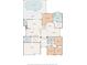 Detailed floor plan of the home, showcasing the layout of the bedrooms, bathrooms, kitchen, and living areas at 8746 Tantallon Cir, Tampa, FL 33647