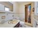 Bright bathroom featuring a shower and tub combination and plenty of storage at 1006 Mandalay Dr, Brandon, FL 33511