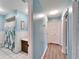 Hallway leading to the bathroom and bedroom, ample closet space at 1006 Mandalay Dr, Brandon, FL 33511