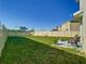 Spacious backyard, showing the patio and fence at 10727 Penny Gale Loop, San Antonio, FL 33576