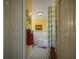 Bathroom with white soaking tub, tile floors, and glass block at 112 13Th Ave, Indian Rocks Beach, FL 33785