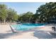 Take a dip in the community pool on a hot day at 2414 Hounds Trl, Palm Harbor, FL 34683