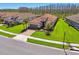 Lovely single Gathering home with lush lawn and attractive landscaping in a bright, sunny setting at 29488 Ginnetto Dr, Wesley Chapel, FL 33543