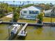 Stunning waterfront home with a private dock and boat lift, offering direct access to the bay and Gulf at 3418 Overlook Ne Dr, St Petersburg, FL 33703