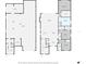 Detailed floor plan showcasing the layout of the house, including room dimensions and features on both floors at 3418 Overlook Ne Dr, St Petersburg, FL 33703