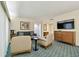 Comfortable living room with stylish furniture, decor, and natural light at 36750 Us 19 N # 06211, Palm Harbor, FL 34684