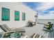 Inviting rooftop deck featuring comfortable lounge furniture, perfect for relaxing and enjoying outdoor living at 401 N Oregon Ave # 1, Tampa, FL 33606