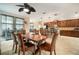 Spacious dining room and open kitchen at 513 Manns Harbor Dr, Apollo Beach, FL 33572