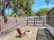Cozy fire pit area in the backyard, perfect for relaxing and entertaining at 5433 Palmetto Rd, New Port Richey, FL 34652