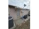 Showing the home's back door at 7735 Gaston Dr, Port Richey, FL 34668